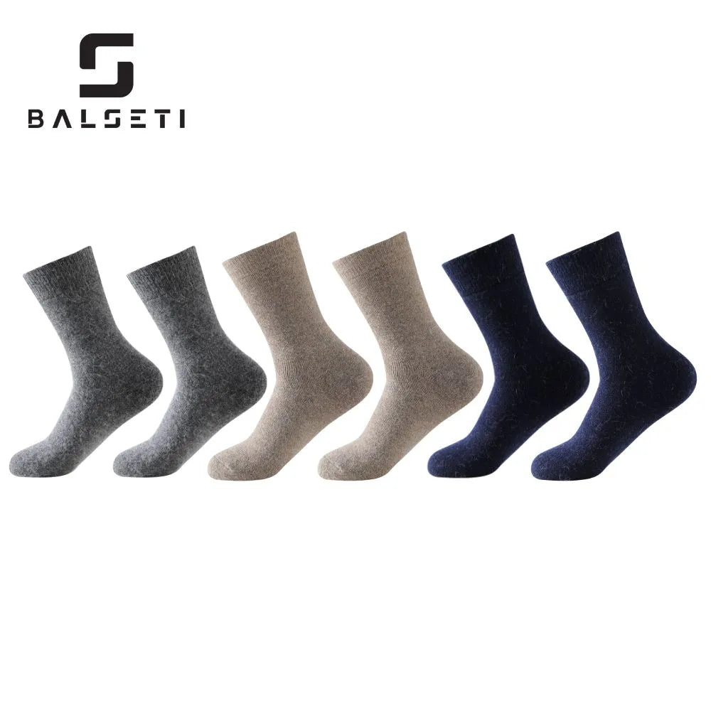 Calcetines de lana para invierno lisos