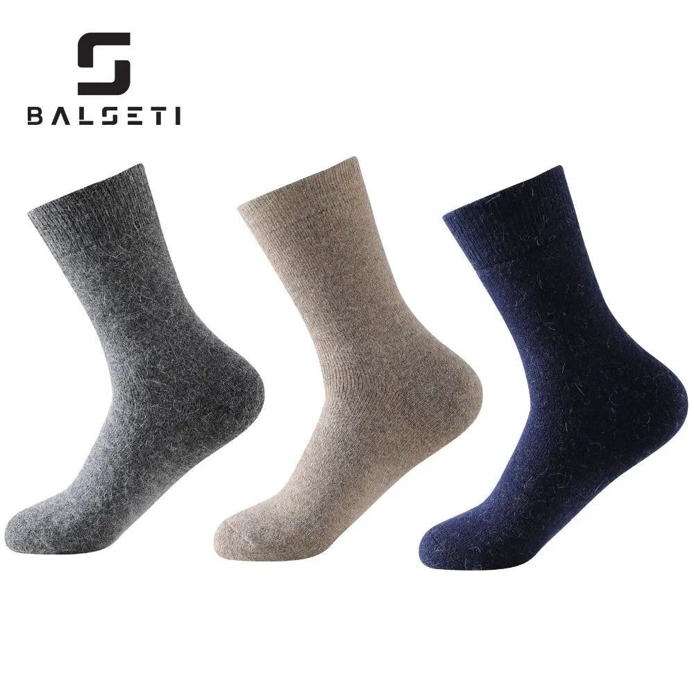 Calcetines de lana para invierno lisos