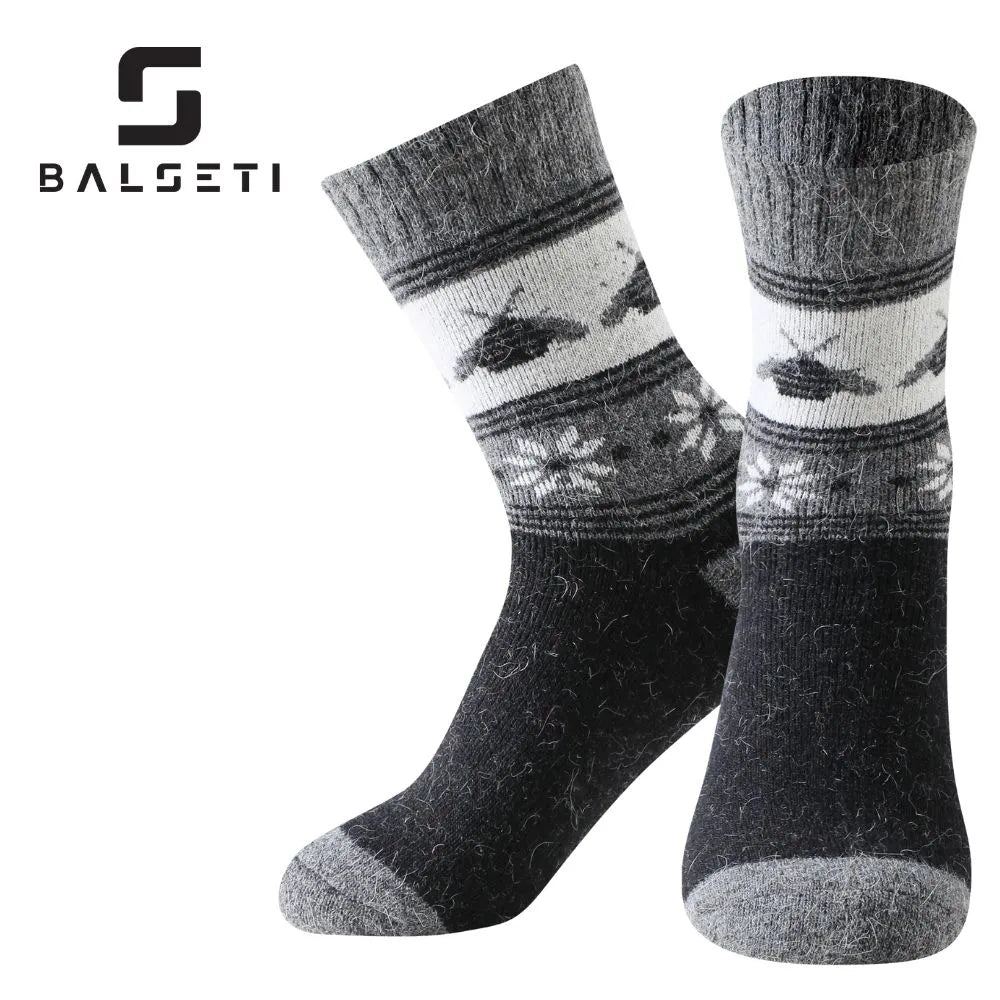 Calcetines de lana para invierno con dibujos