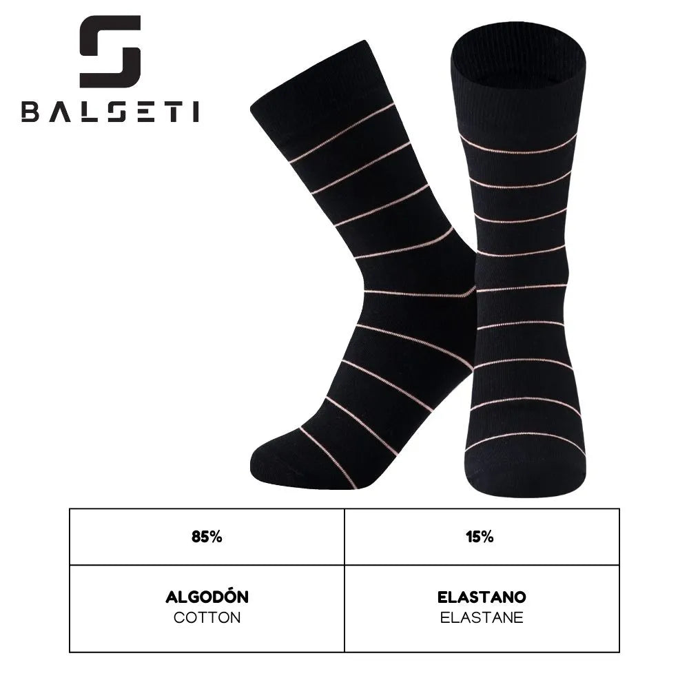 Calcetines media caña originales de lunares y rayas