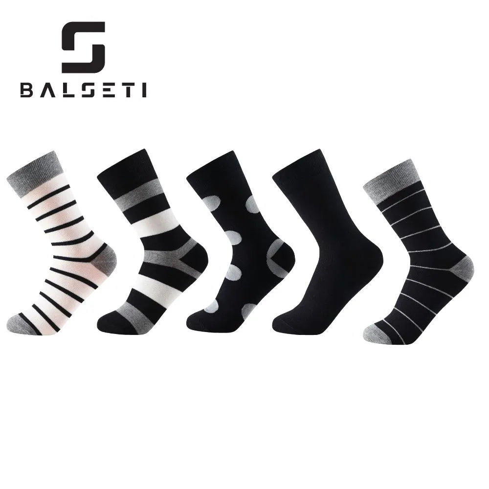 Calcetines media caña originales de lunares y rayas