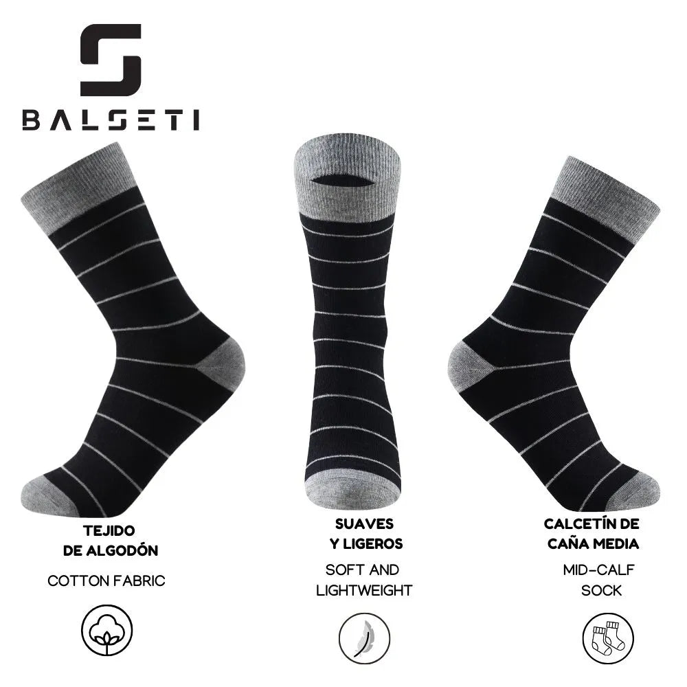 Calcetines media caña originales de lunares y rayas