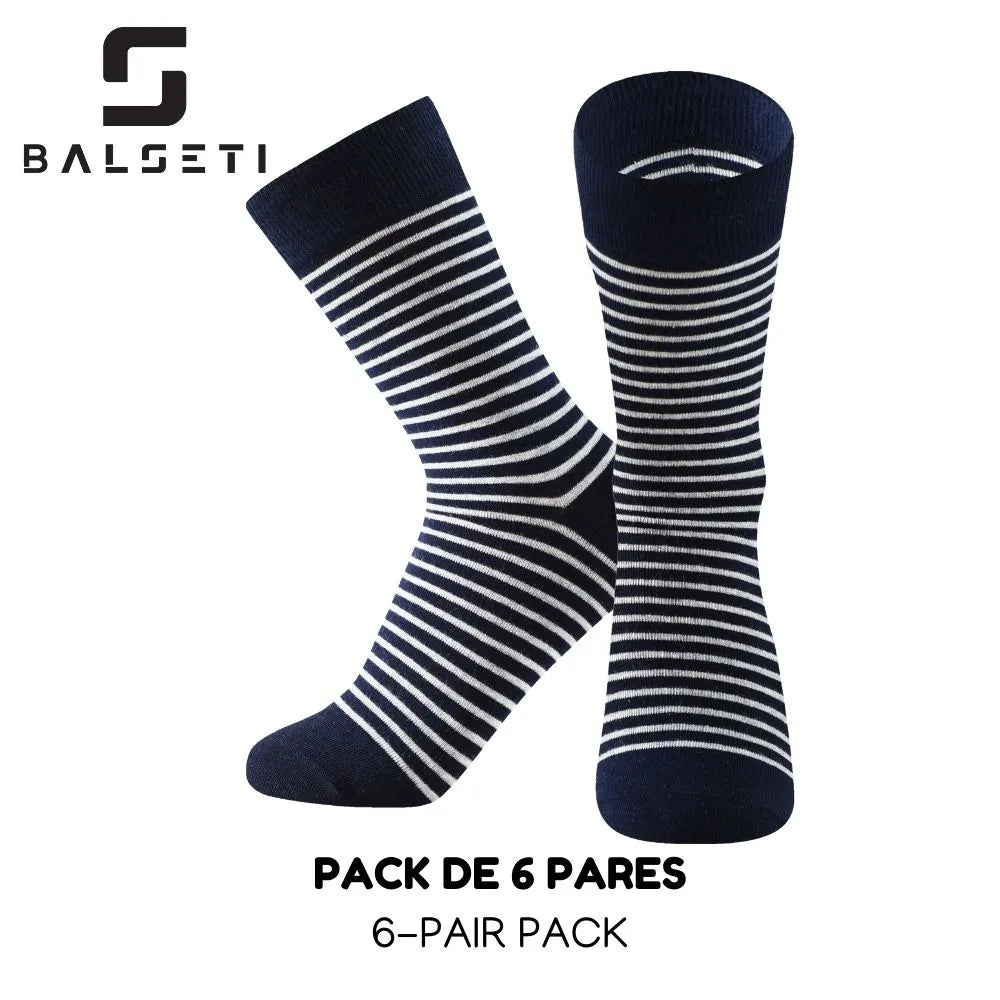 Calcetines media caña originales de lunares y rayas