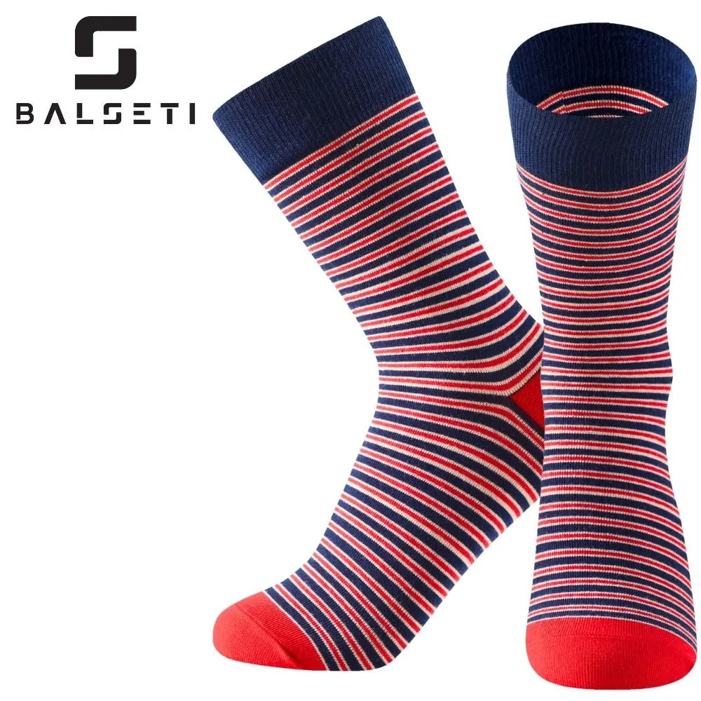 Calcetines media caña originales de lunares y rayas