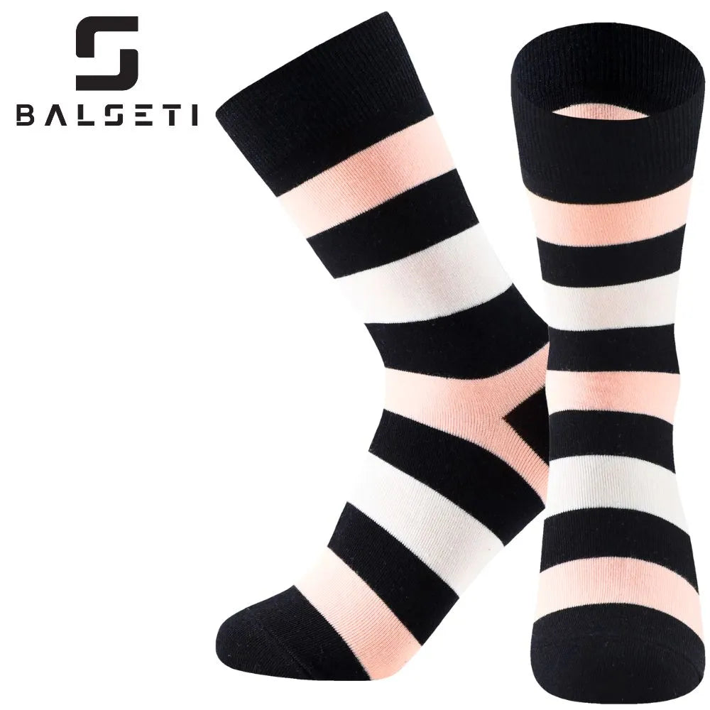 Calcetines media caña originales de lunares y rayas