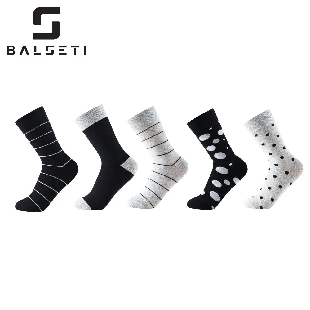 Calcetines media caña originales de lunares y rayas