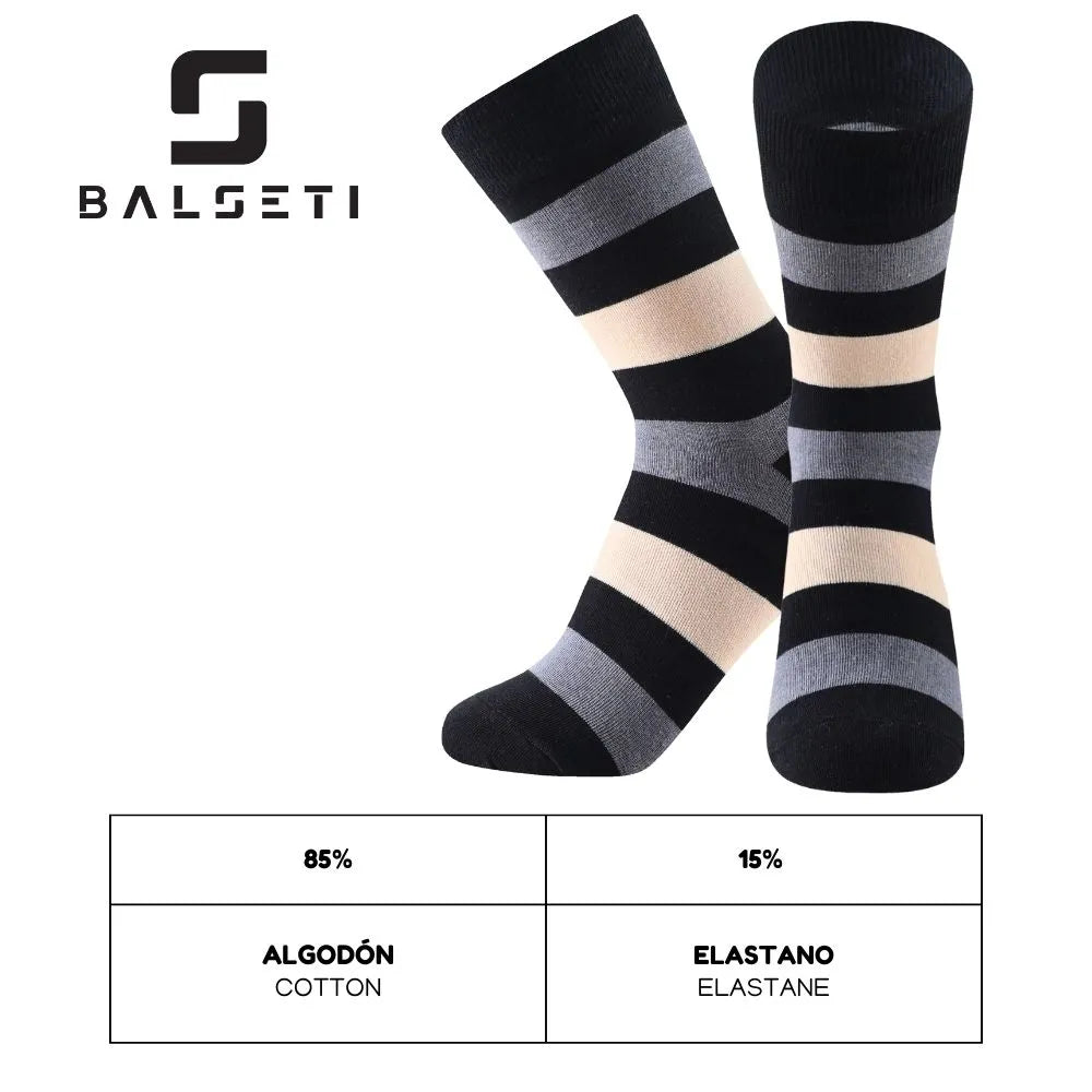 Calcetines media caña originales de lunares y rayas