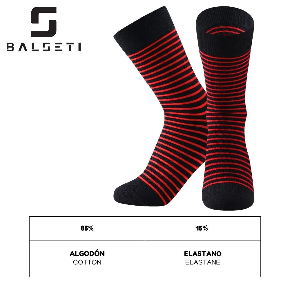 Calcetines media caña originales de lunares y rayas