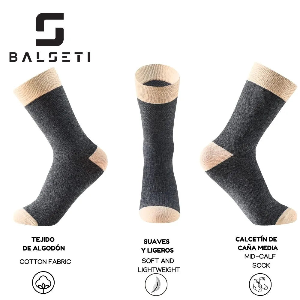 Calcetines media caña originales de lunares y rayas