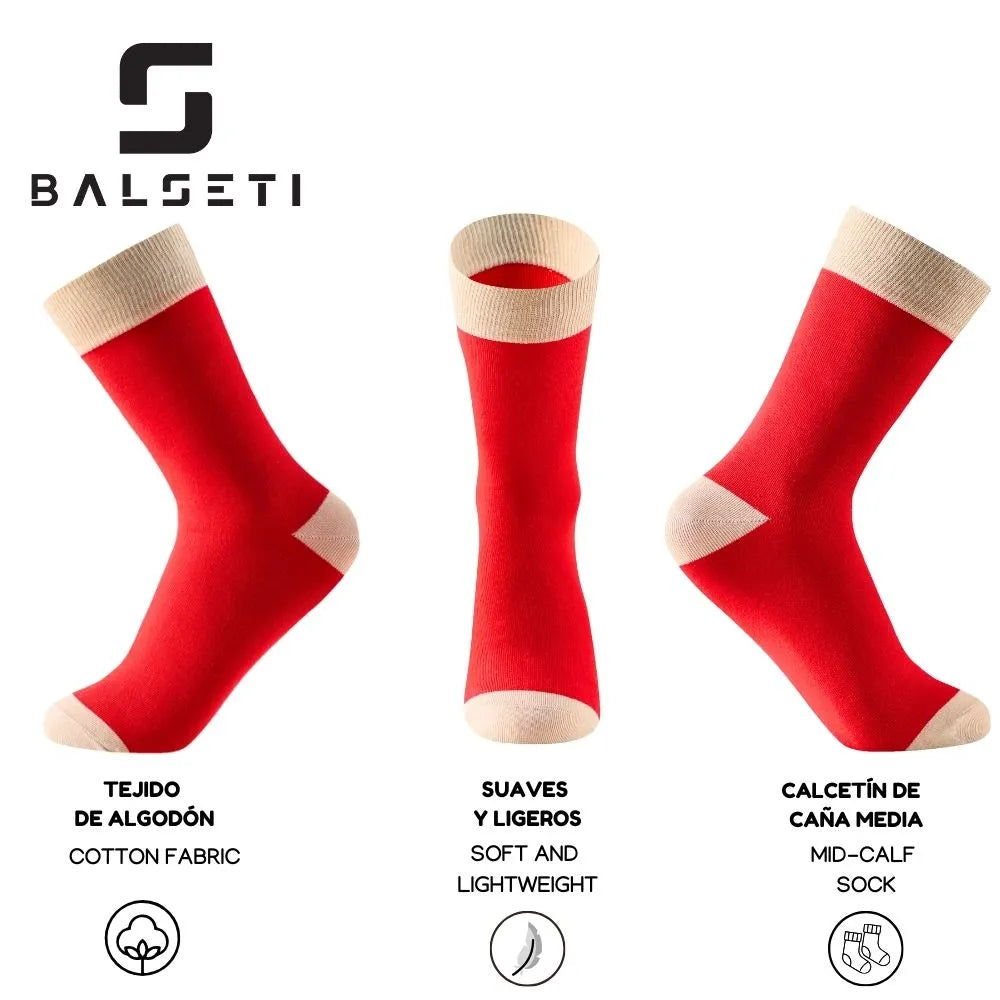 Calcetines media caña originales de lunares y rayas