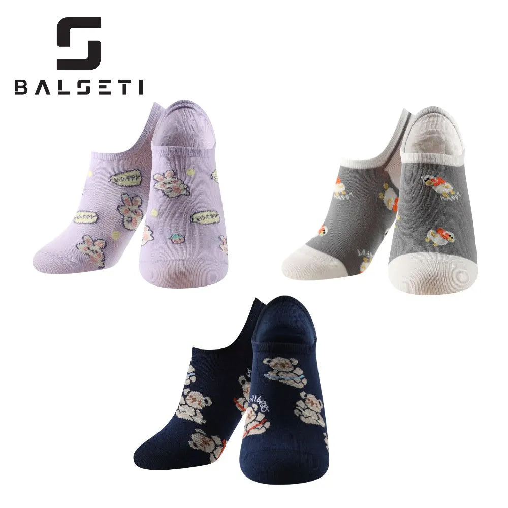 Calcetines tobilleros de animales sobre varios colores