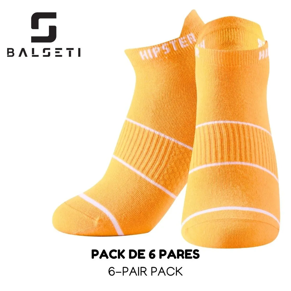 Calcetines tobilleros multicolor con rayas