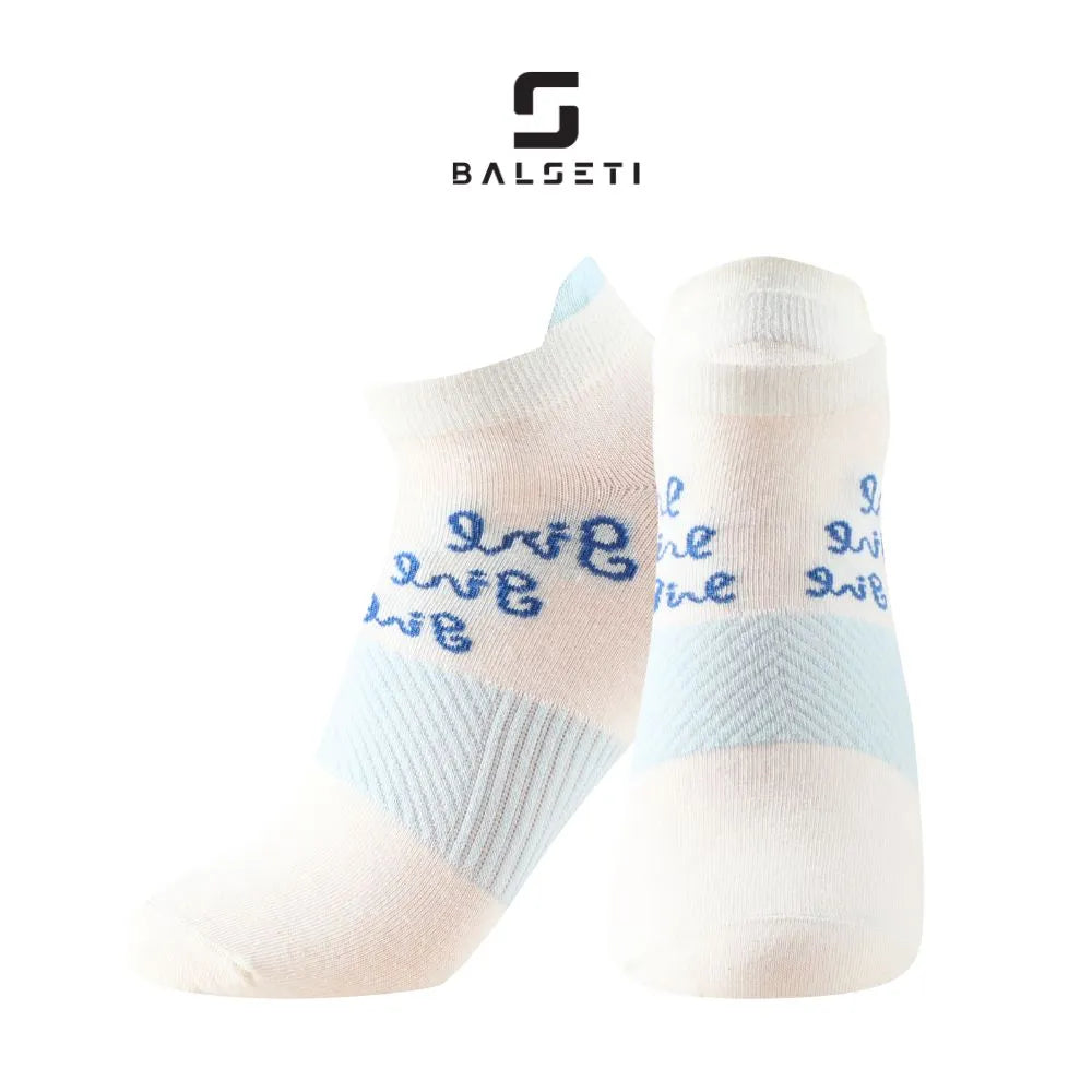 Calcetines tobilleros "Girl" en azul