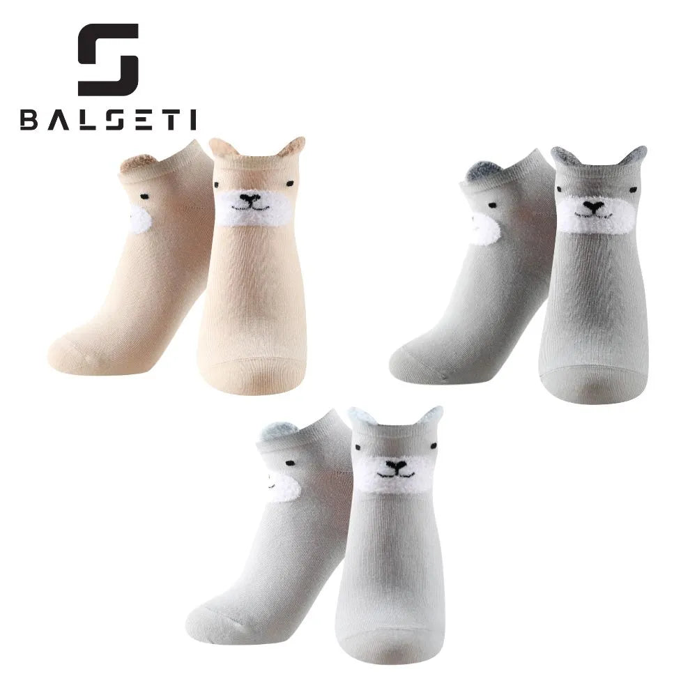 Calcetines tobilleros de osos con orejitas
