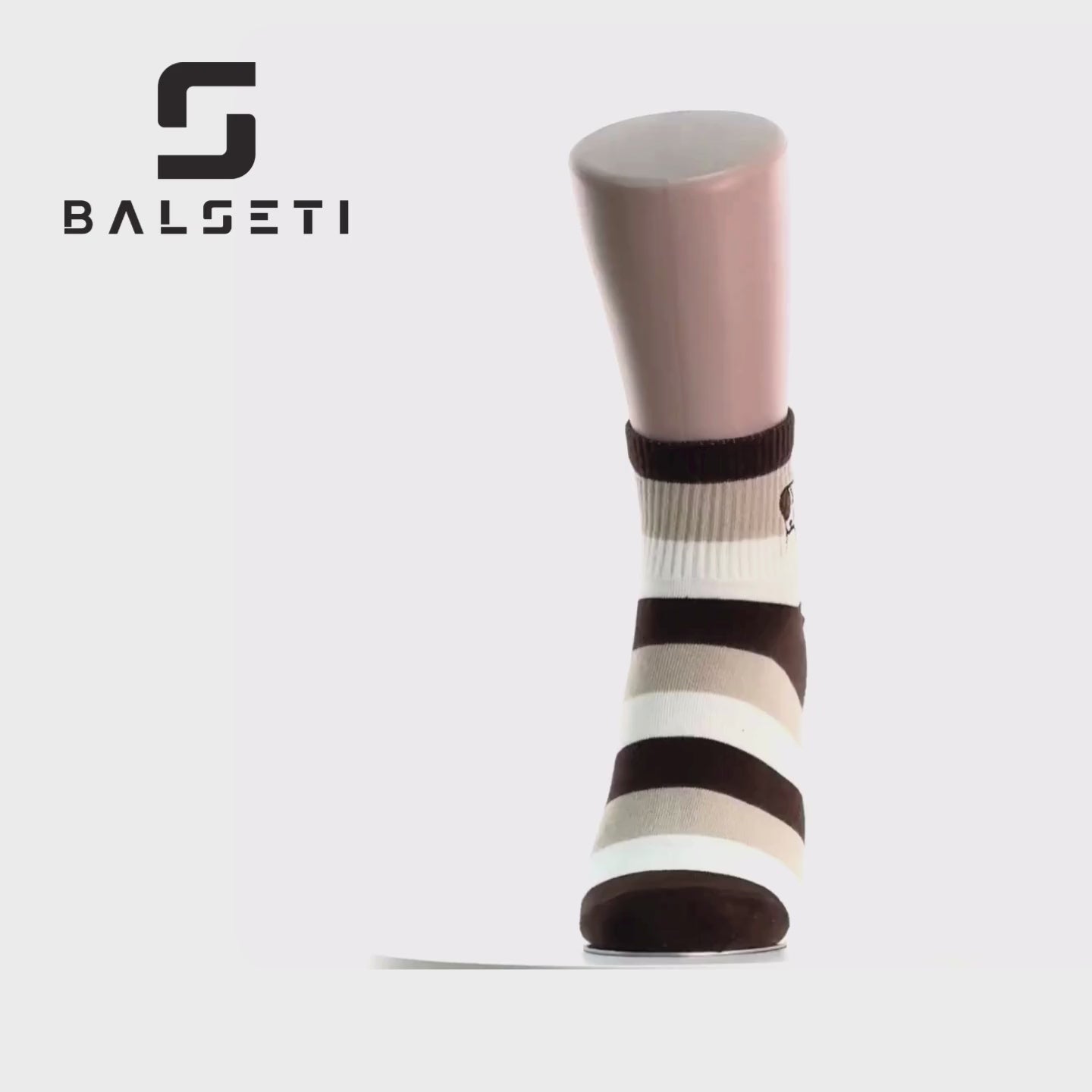 Cargar vídeo: Calcetines tobilleros Mujer y Niña – Estampados color marrón