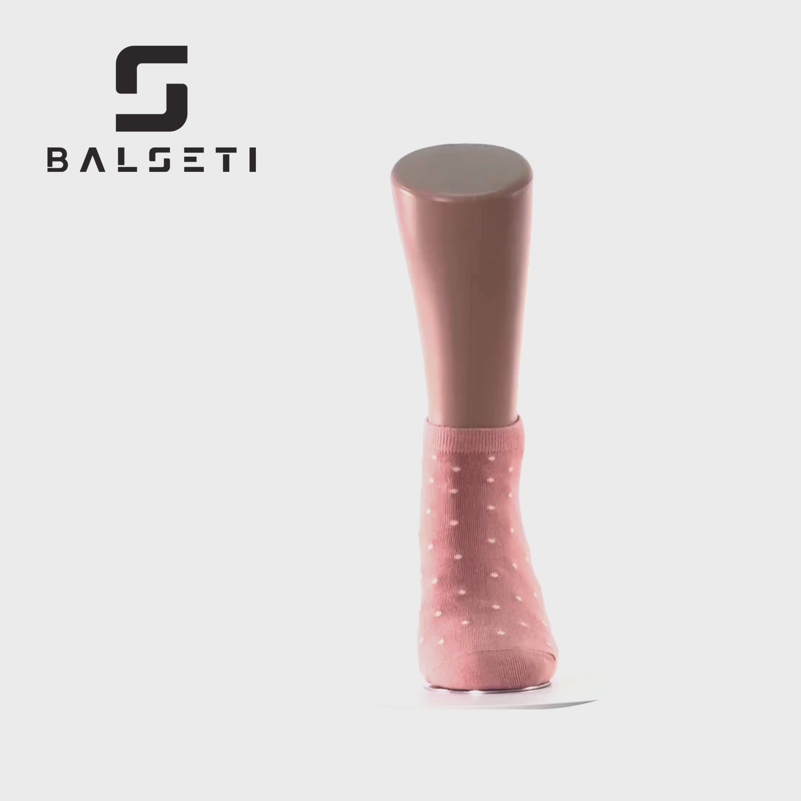 Cargar vídeo: Calcetines tobilleros de lunares sobre varios colores