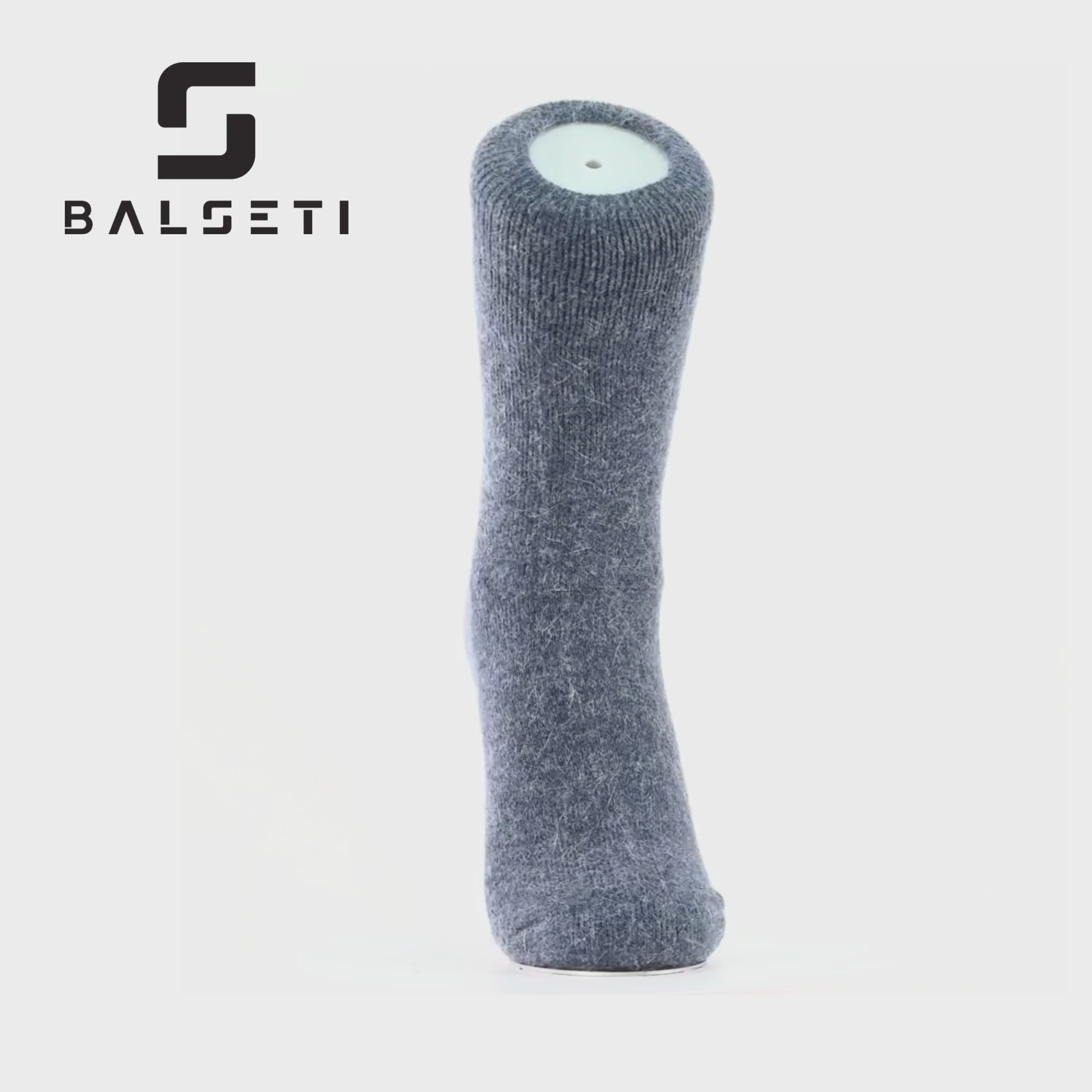 Cargar vídeo: Calcetines de lana para invierno lisos