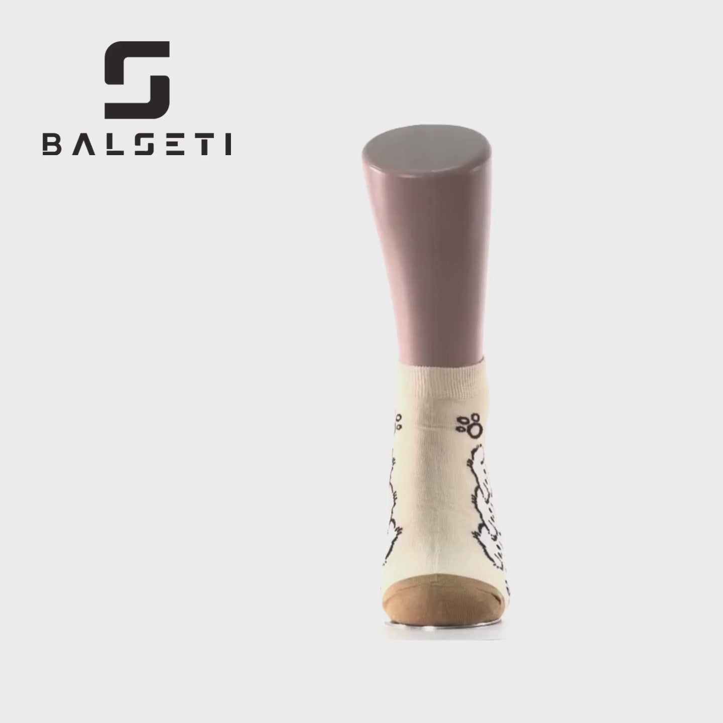 Cargar vídeo: Calcetines tobilleros con dibujos de ositos y rayas