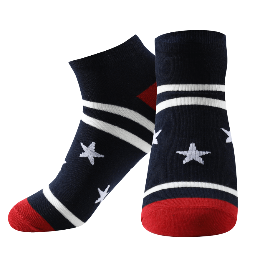 Tobilleros hombre Azul y rojo Navy Star  40 -45